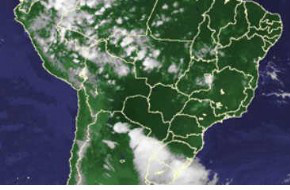 Frente fria provoca instabilidade na fronteira do Brasil com o Uruguai