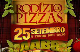 AABB realiza rodizío de pizzas nesta quarta-feira (25) AABB realiza rodizío de pizzas nesta quarta-feira (25)