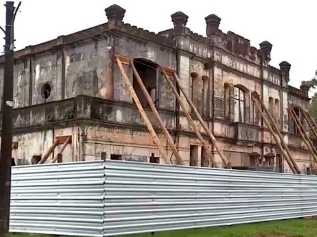 Ponta Porã: empresa que fará a restauração do prédio 'Castelinho' foi definida Castelinho de Ponta Porã será restaurado a para abrigar um museu (Foto: Reprodução/TV Morena)
