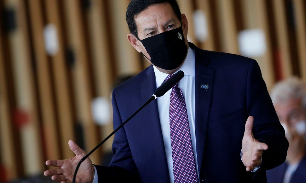 Mourão diz que desenvolvimento sustentável depende do setor privado Foto: Agência Brasil