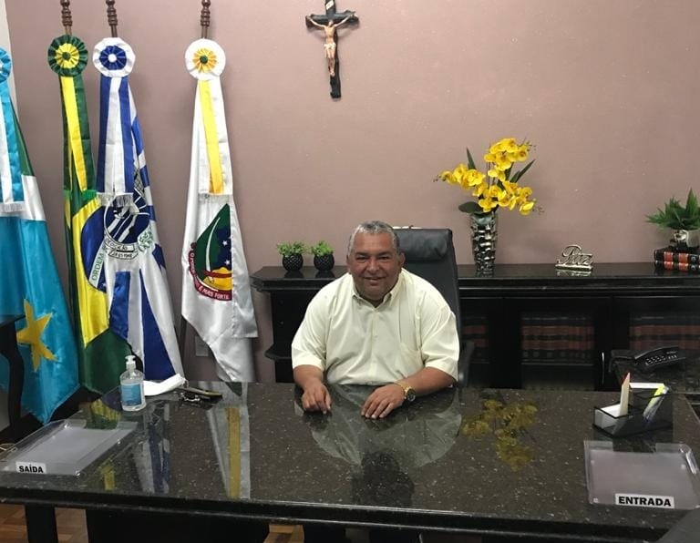 União da classe política é meta de Brito na presidência da Câmara de Amambai Vereador e presidente da Câmara de Amambai, Valter Brito / Foto: Moreira Produções