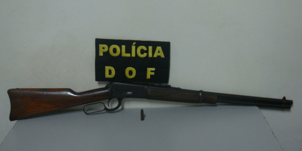 DOF apreende cinco armas de fogo em dois dias