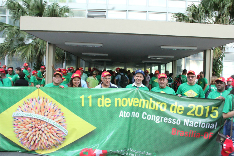 Manifestação no Congresso Nacional