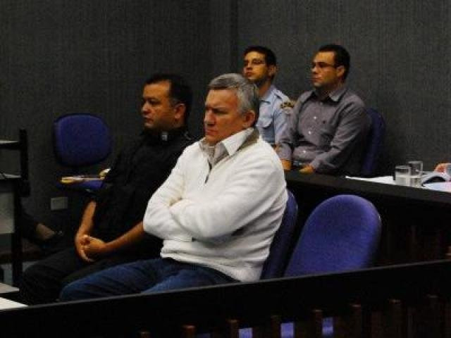 Julgamento de ex-major em maio de 2011 em processo derivado da operação Las Vegas (Foto: Francisco Júnior/Arquivo)