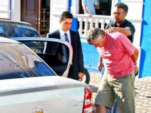 Carvalho quando foi preso na Operação Las Vegas em 2009, em Corumbá (Foto: Diário Online)