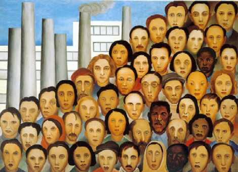 'Operários' de Tarsila do Amaral.