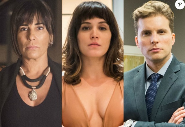 'O Outro Lado do Paraíso': Beth bate em Clara e Patrick para beber. 'Preciso' Beth (Gloria Pires) enfrenta e bate em Clara (Bianca Bin) e Patrick (Thiago Fragoso) na tentativa de sair de casa para beber, na novela 'O Outro Lado do Paraíso'© Divulgação, TV Globo