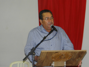 Ronan Nunes da Silva é o novo presidente do Sindicato Rural de Amambai Vice-presidente da Famasul, Nilton PicklerFoto: Moreira Produções