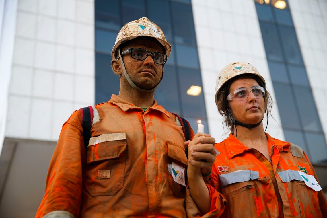 Pela segunda vez, manifestantes protestam em frente à sede da Vale Fernando Frazão/Agência Brasil