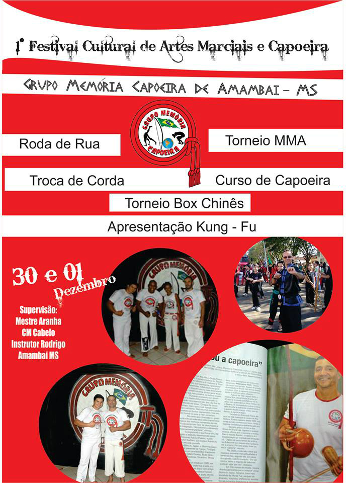 Capoeiristas de Amambai ganham incentivo e participam de eventos Evento de Capoeira acontecerá em Amambai.