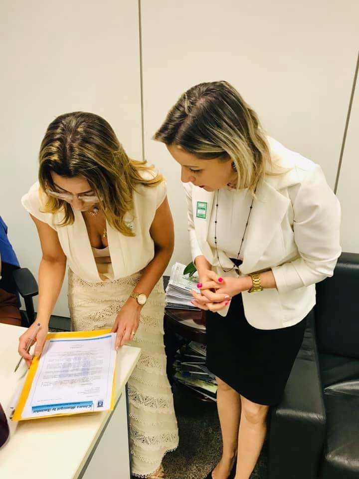 Vereadora Janete e a senadora Soraya 