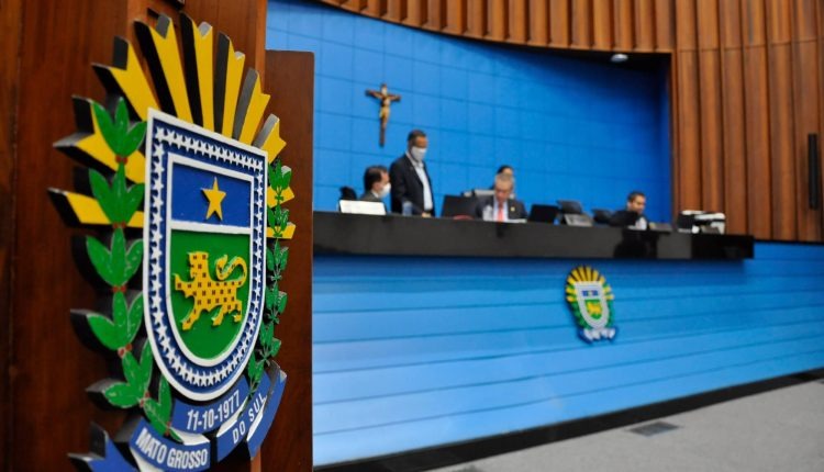 Assembleia decide se deputado réu na Omertà deve continuar com tornozeleira Plenário da Assembleia Legislativa de Mato Grosso do Sul (Foto: Luciana Nassar/ALMS)