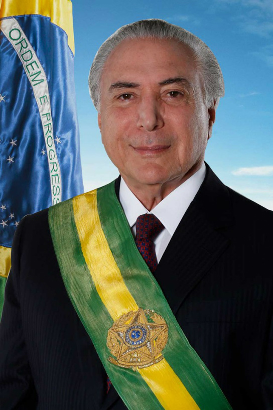 Temer define retrato oficial como presidente da República Foto oficial do presidente Michel Temer (Foto: Divulgação / Orlando Brito)