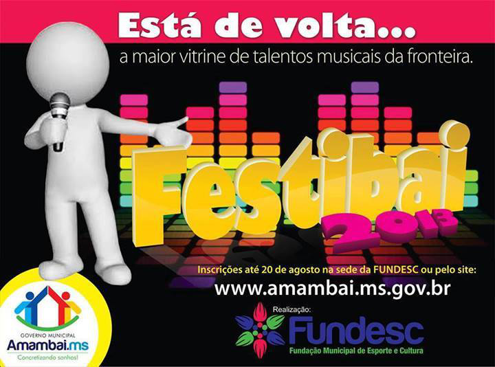 Amambai, 65 anos: Festibai tem início nesta quinta-feira (26)