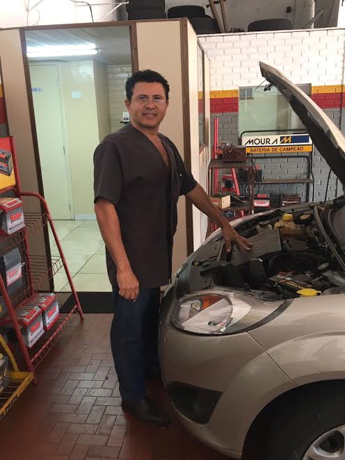 O mecânico Jorge Aparecido Soares. Foto: Jaqueline Tente