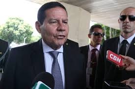 Mourão parabeniza Onyx pela articulação na eleição do Senado Divulgação.