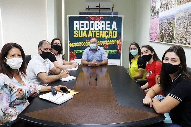 Associação dos Universitários manteve reunião com o prefeito de Amambai Foto: Decom