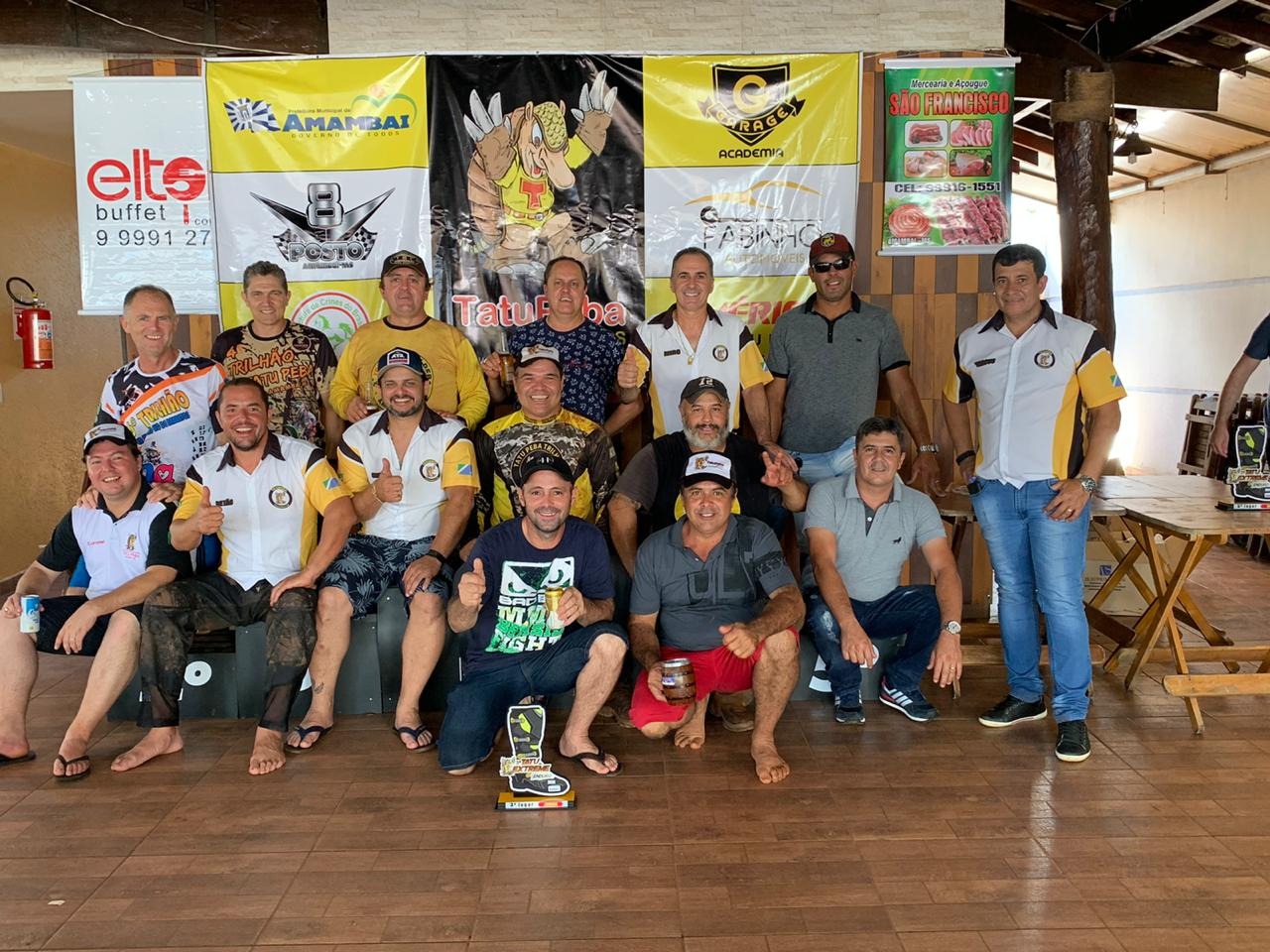 Abertura do Estadual de Enduro reuniu mais de 50 pilotos em Amambai Organização disse que o evento superou as expectativas / Fotos: Tatu Peba