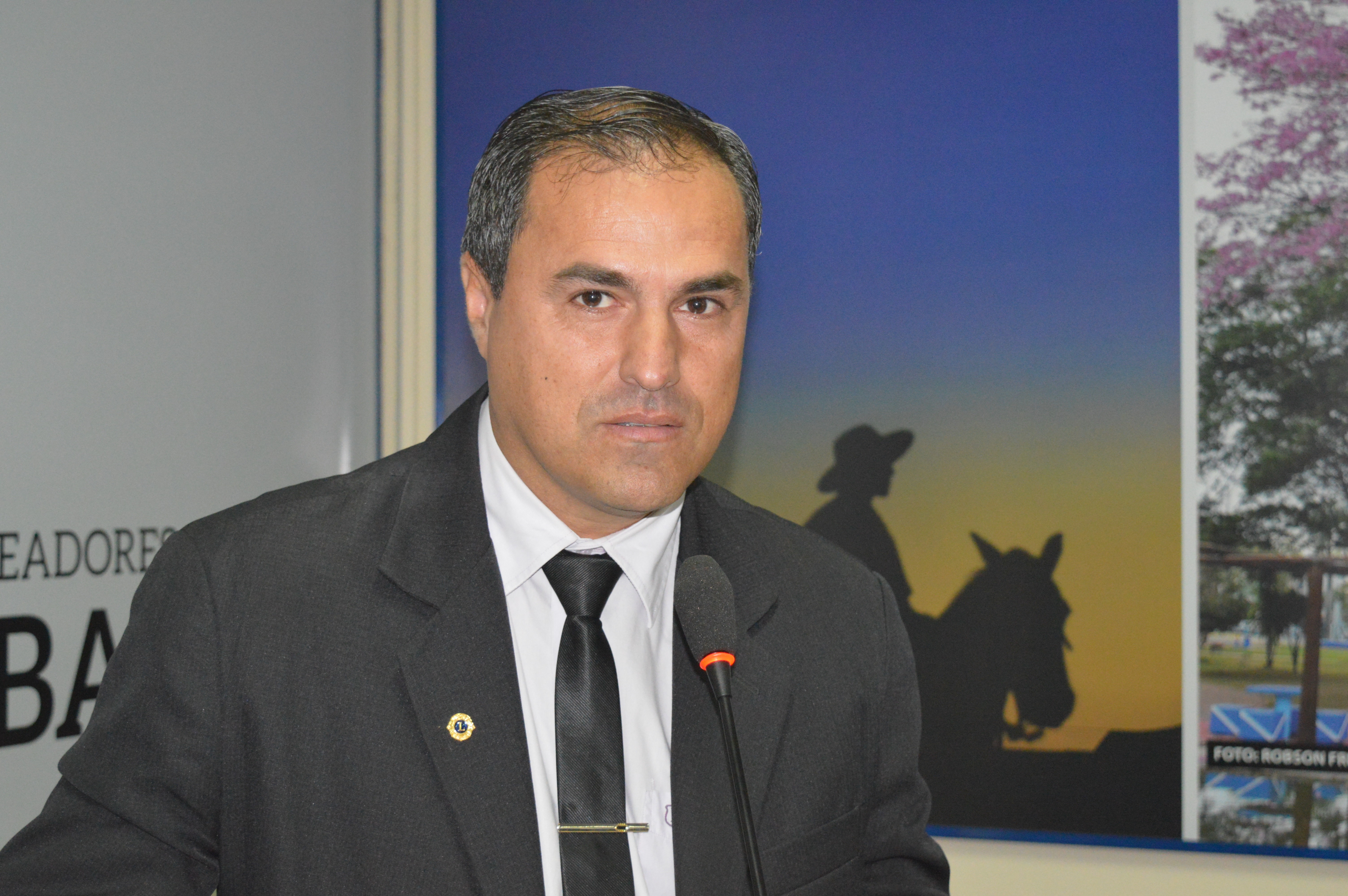Vereador demonstra preocupação com o grau de corrupção no poder público Vereador de Amambai, Geverson Vicentim (PDT) / Foto: Moreira Produções