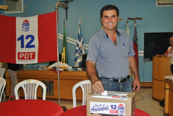 Gilmar Vicentim, pré-candidato a prefeito do PDT de Amambai.