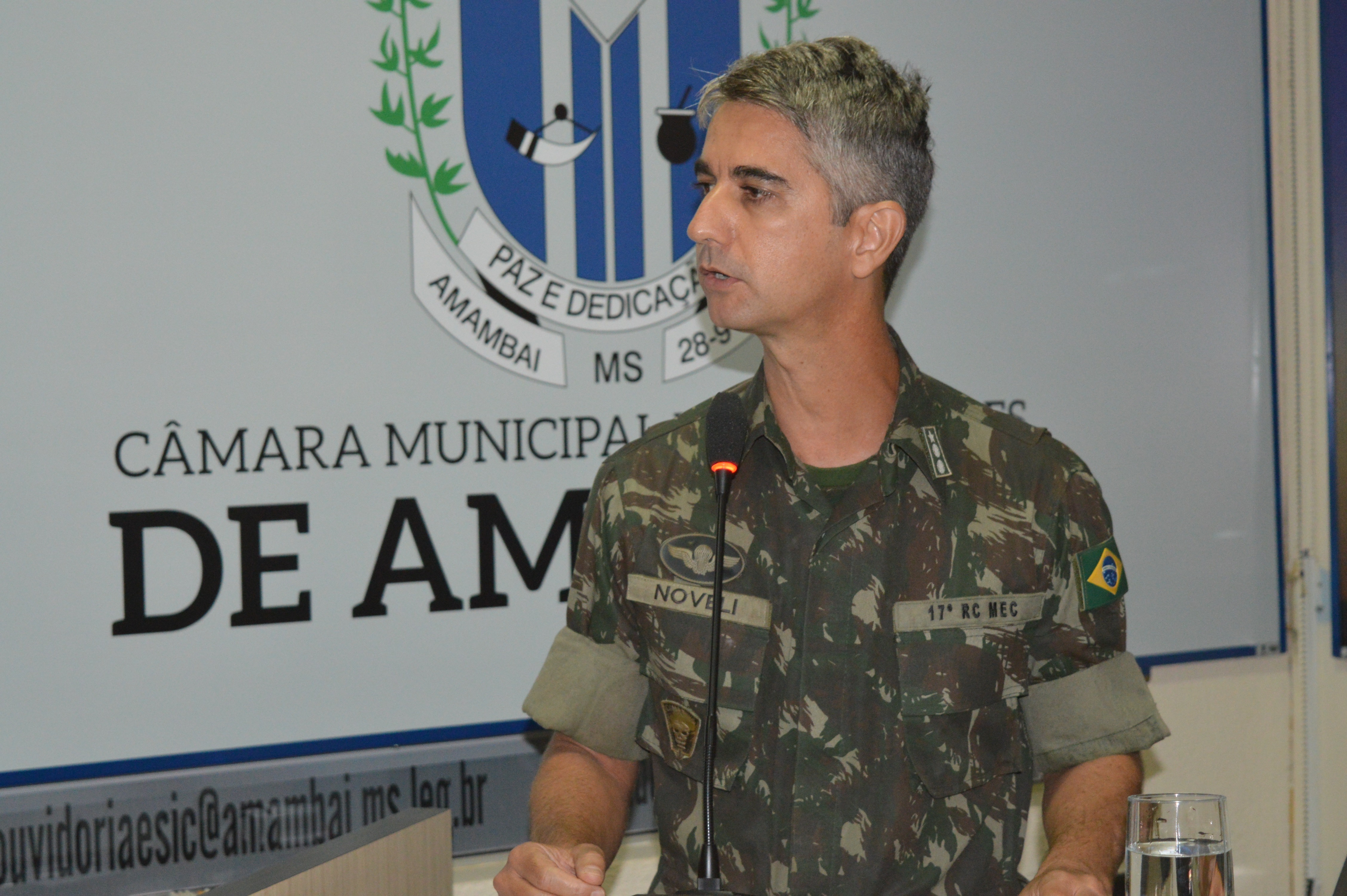 Comandante do 17° RC Mec, Ten.Cel Noveli /  Foto: Moreira Produções