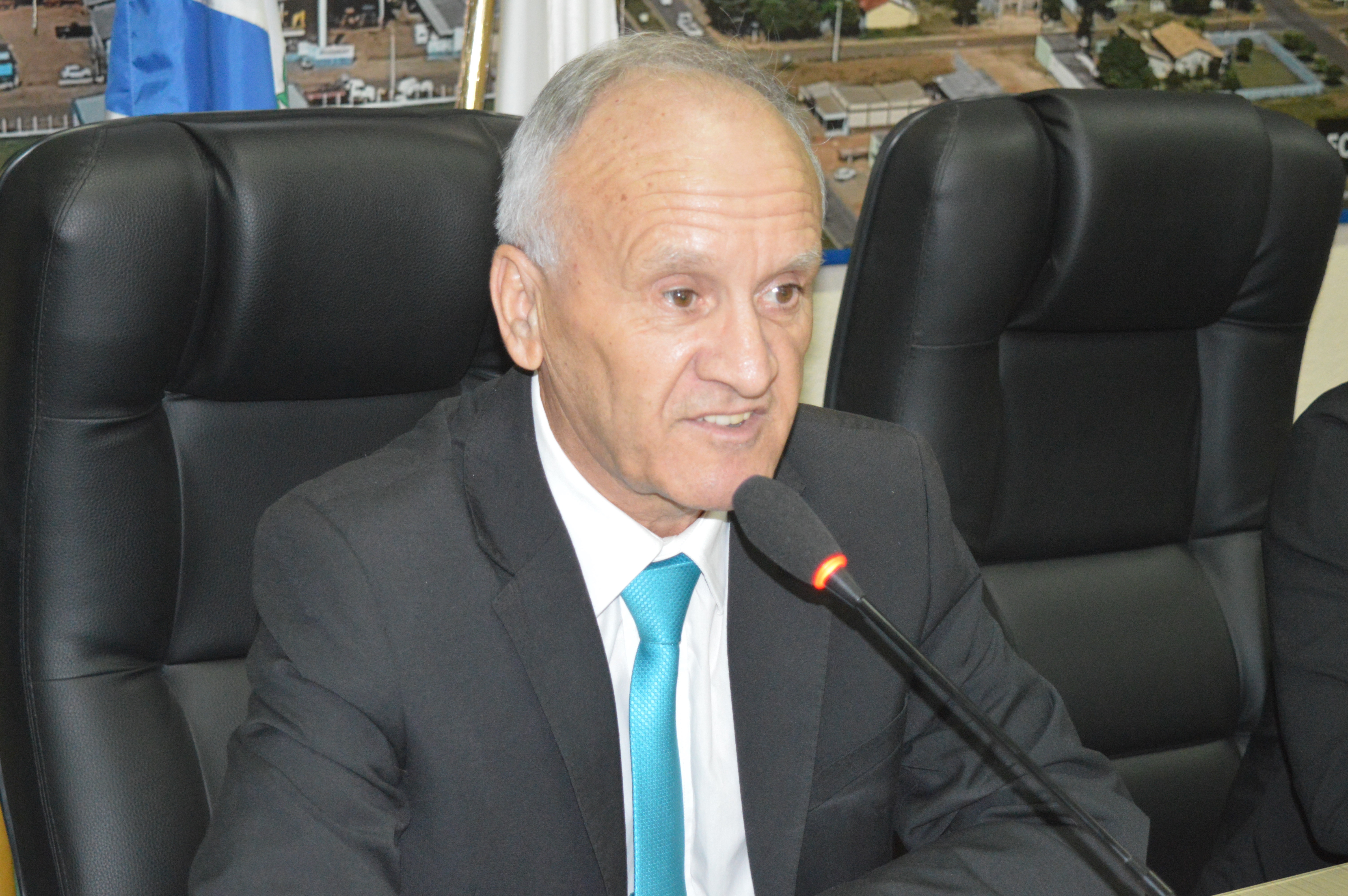 Presidente do legislativo, vereador Robertino Dias / Foto: Moreira Produções