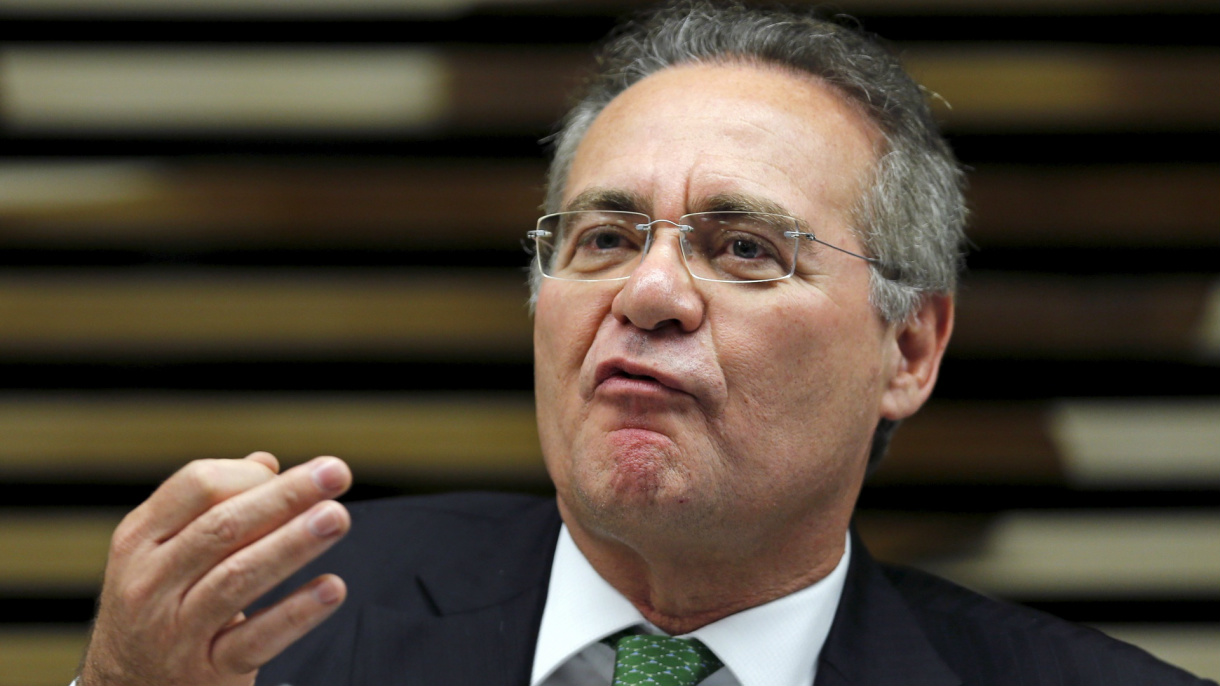 Renan diz que Senado não será parte da crise institucional, e sim solução Renan diz que Senado não será parte da crise institucional, e sim solução