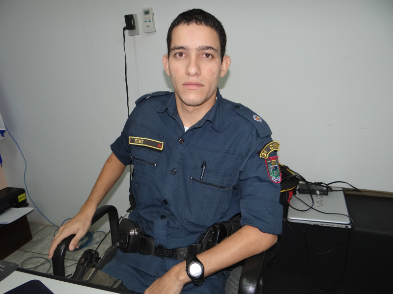 Tenente Yuri, subcomandante do regimento / Foto: Moreira Produções