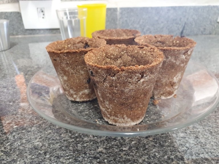 Copo comestível desenvolvido por equipe de estudantes do IFMS