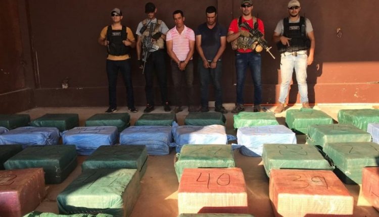 Mais de duas toneladas de cocaína que seriam trazidas ao Brasil é apreendida Foto: Divulgação Senad