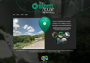 Página inicial do site The Green House