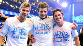 Ex-BBBs e Marco Brasil podem ser as grandes atrações da Expoaral deste ano Jonas, Fael e João Mauricio vestem a camisa do trio perigoso.