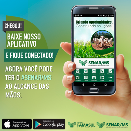 Senar/MS lança aplicativo inédito Senar/MS lança aplicativo inédito