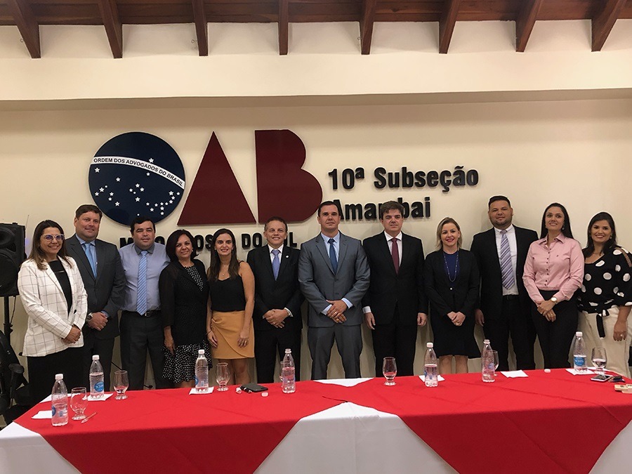 Presidente do legislativo com membros da diretoria da Ordem dos Advogados / Foto: Assessoria 