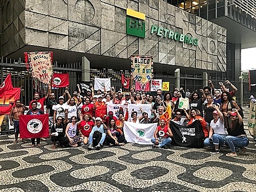 Vigília em apoio à greve dos Petroleiros organiza atividades cotidianas no RJ - Divulgação/FUP