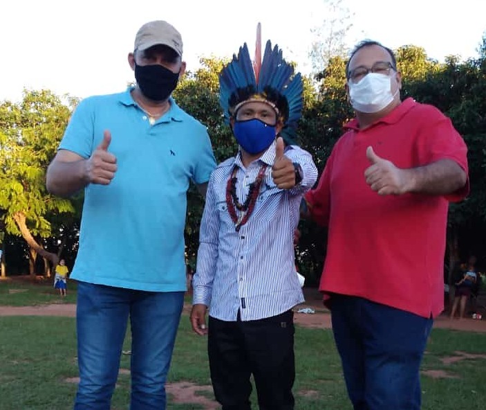Comunidade decidiu, Alimer Nelson continua como liderença da Aldeia Limão Verde Foto: divulgação