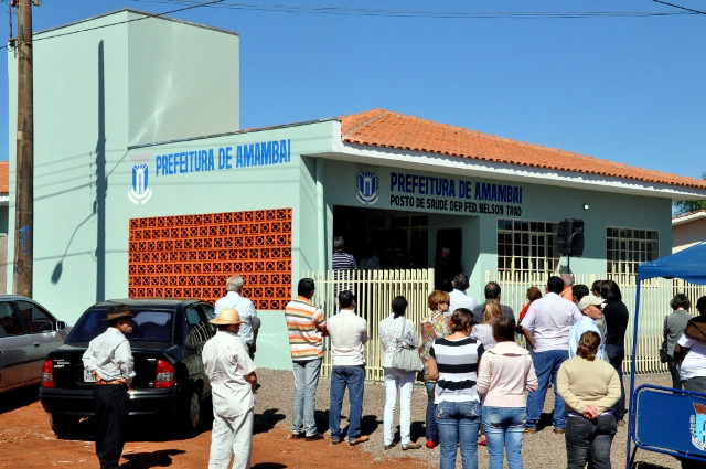Posto de Saúde na vila São Luiz é inaugurado em Amambai Este é o 12° posto de saúde inaugurado por Lanzarini em Amambai