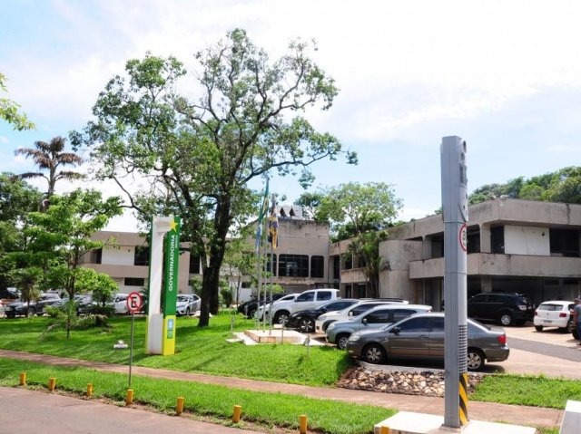 Sede do Governo de Mato Grosso do Sul, no Parque dos Poderes, em Campo Grande. (Foto: Paulo Francis).