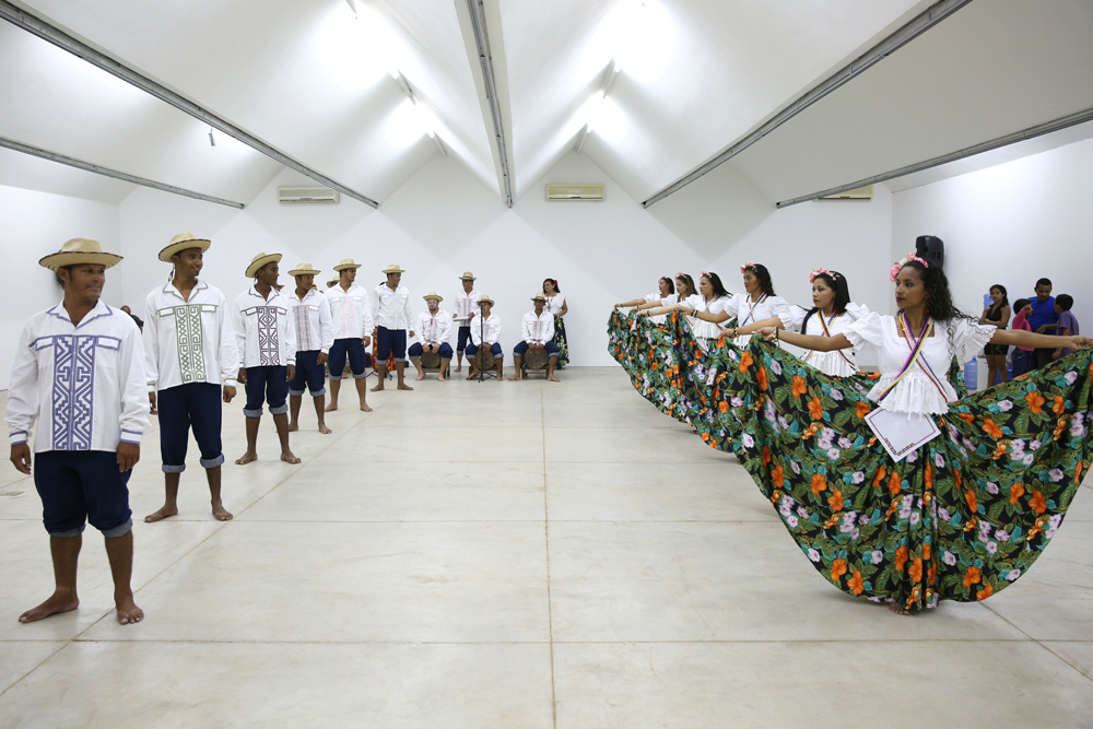  Apresentação de carimbó durante a Semana Cultura Viva, em novembro. Programa foi aprovado em julho de 2014 e se tornou política de estado. (Foto de Janine Moraes)