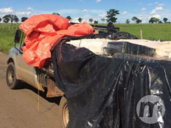 Eles estavam em três veículos, todos com placas de Ponta Porã (MS / Foto: Divulgação