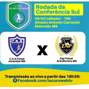 Time de Amambai estreia na Liga Sul-Mato-Grossense de Futsal, em Eldorado Time de Amambai estreia na Liga Sul-Mato-Grossense de Futsal, em Eldorado
