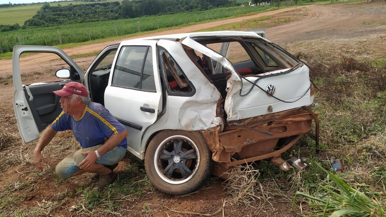 Apesar do choque, ninguém se feriu gravemente / Foto: Moreira Produções
