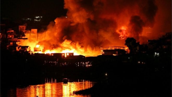 Incencio no CT do Flamengo