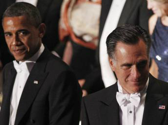 Romney e Obama disputam votos com outros candidatos à Presidência