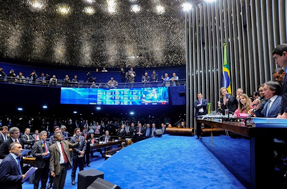 Reforma trabalhista é aprovada no Senado e vai a sanção presidencial Plenário do Senado