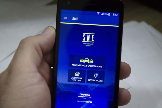 Aplicativo SNE possibilita desconto de até 40% no pagamento de multas Foto: Divulgação