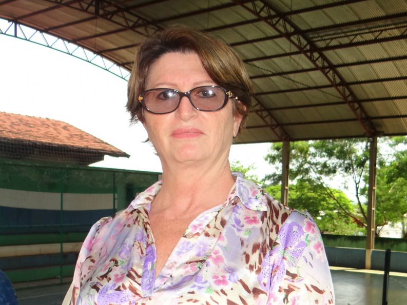 Presidente da comissão eleitoral da escola Vespasiano Martins, Roseli Giordani Vitorasso / Foto: Moreira Produções