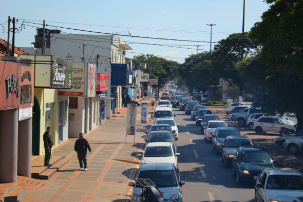 Carreata dá inicio a programação da 18ª Marcha para Jesus em Amambai A carreata percorreu a região central da cidade Foto: Moreira Produções