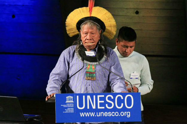 Os povos indígenas precisam de apoio para reforçar a capacidade de resiliência contra a mudança climática. Foto: Unesco/P. Chiang-Joo