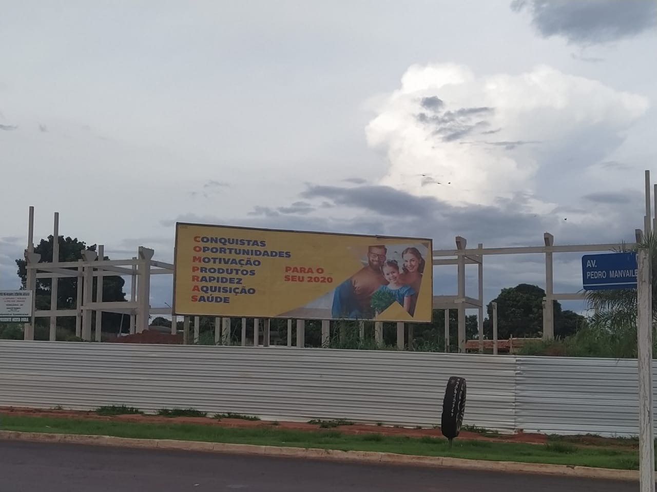Imagem da Semana: investimento em Amambai Supermercado Ki-Carne está construindo um atacadão em Amambai / Foto: Moreira Produções